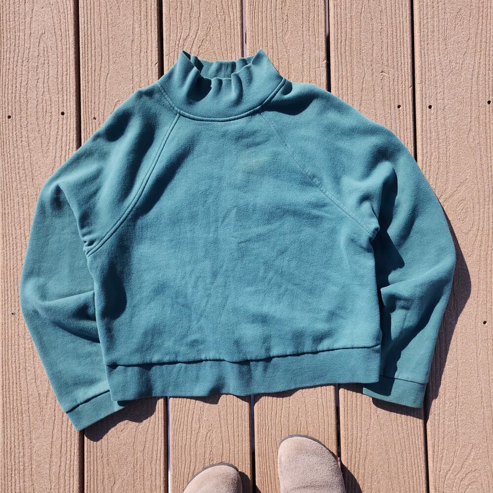 A New Day Moss Green Sweater Girls Size Medium